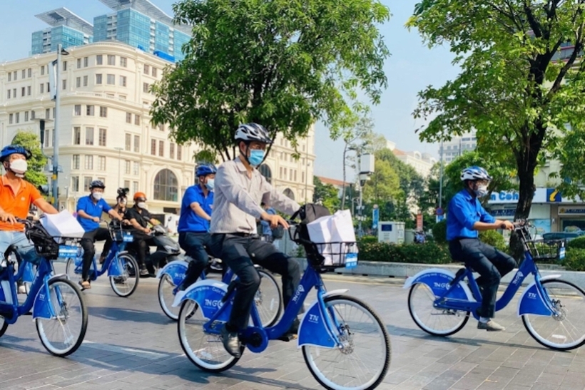 Hà Nội gia hạn thời gian thí điểm dịch vụ xe đạp đô thị đến hết năm 2025