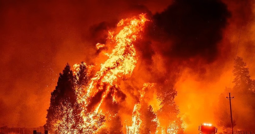 Cháy rừng ở California, Mỹ diễn biến phức tạp. Ảnh: Getty Images