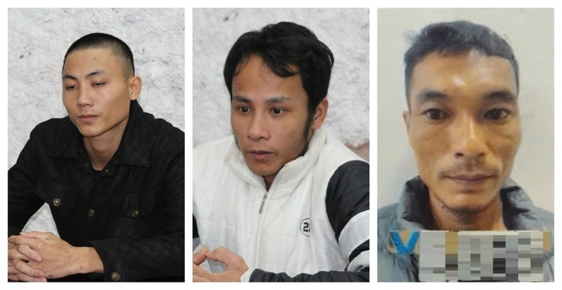 Các đối tượng Phan Hữu Phước, Lê Văn Ngọ và Ngô Đức Hòa. Ảnh: VOV