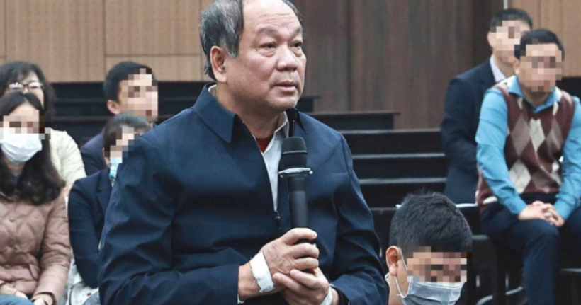 Bị cáo Mai Tiến Dũng tại tòa.