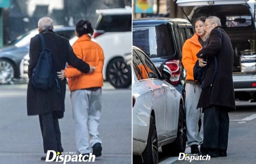 Kim Min Hee và đạo diễn Hong Sang Soo. Ảnh: Dispatch