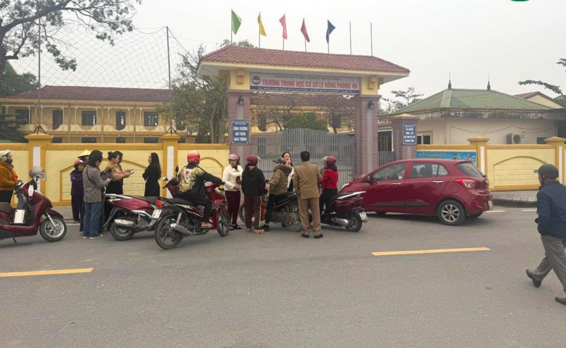 Trường THCS Lê Hồng Phong. Ảnh: Báo VietNamNet