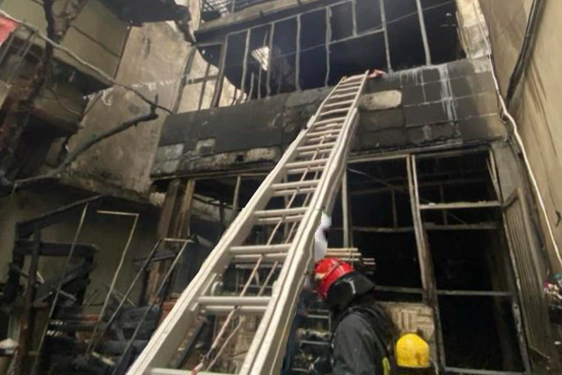 Hiện trường vụ cháy. Ảnh: VietNamNet