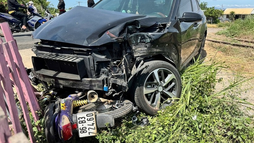 Hiện trường vụ tai nạn. Ảnh: VOV.