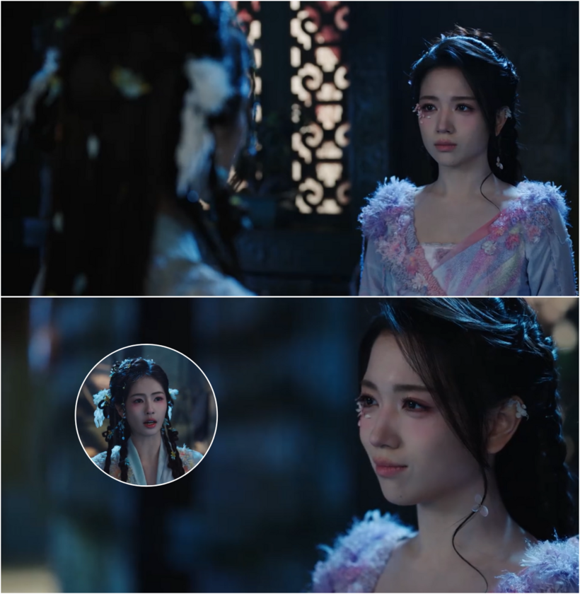 Biểu cảm của Phục Linh khi nghe Bạch Thước nói về Bạch Hy.