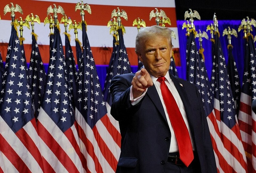 Ông Trump tuyên bố chắc nịch về "mọi khủng hoảng của Mỹ" trước thềm lễ nhậm chức. Ảnh: Reuters