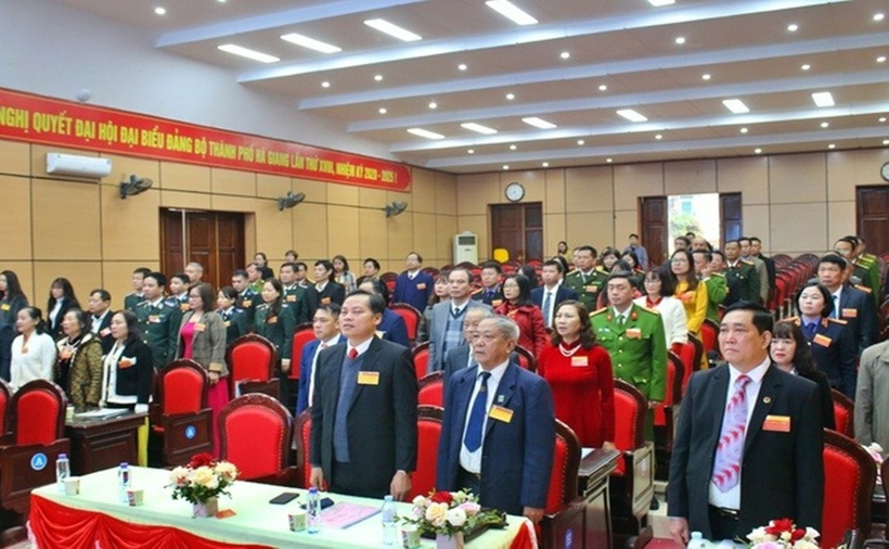 Gần 90 đại biểu, đại diện cho gần 500 hội viên Hội Luật gia tỉnh Hà Giang dự đại hội.