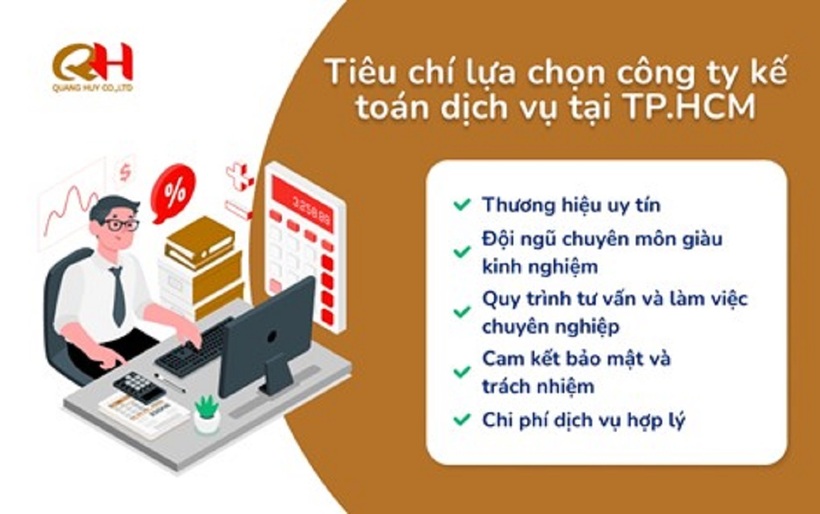 Các tiêu chí lựa chọn công ty kế toán dịch vụ tại TP.HCM