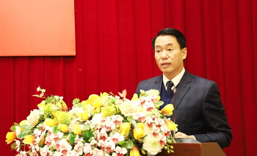 Tân Giám đốc Sở Giáo dục và Đào tạo Yên Bái Luyện Hữu Chung. Ảnh: Dân Việt