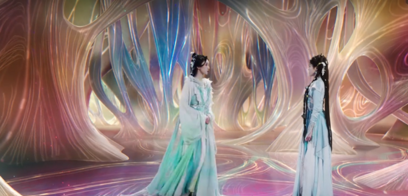 Loạn Chu và Bạch Thước nói chuyện với nhau.