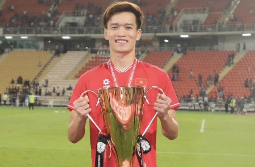 Nguyễn Hoàng Đức tiếp tục có tên trong danh sách rút gọn top 5 ở hạng mục Quả bóng vàng nam. Ảnh: Tri Thức