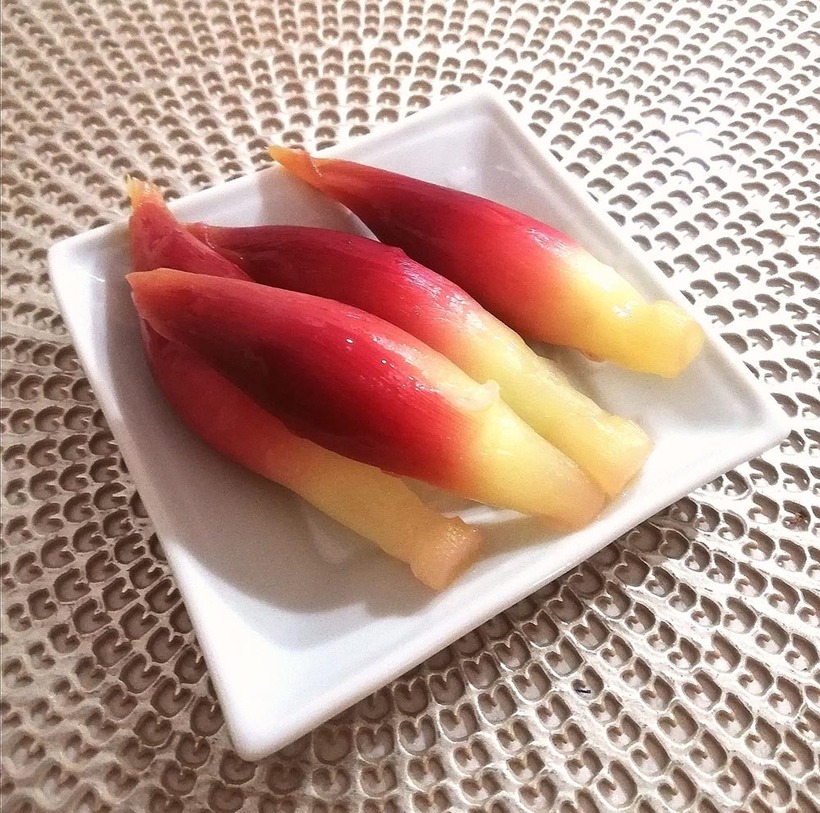 Được xem như một "kho dinh dưỡng" tự nhiên, chồi gừng Myoga chứa đựng phong phú các axit amin thiết yếu, protein và nhiều dưỡng chất quan trọng khác.