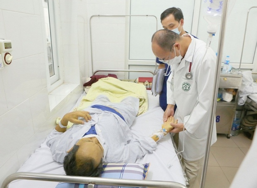 Bệnh nhân điều trị tại Bạch Mai. Ảnh minh họa