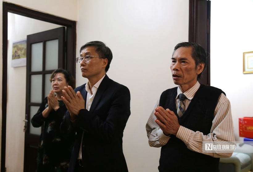 Chủ tịch Hội Luật gia Việt Nam Nguyễn Khánh Ngọc thành kính tưởng nhớ cố Chủ tịch Phùng Văn Tửu.