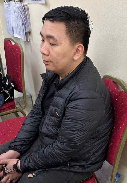 Đối tượng Lê Duy Chiến tại cơ quan điều tra