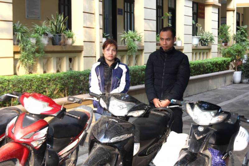 Đối tượng Ngô Trọng Luận (phải) và Nguyễn Thị Duyên (trái). Ảnh: Công an nhân dân