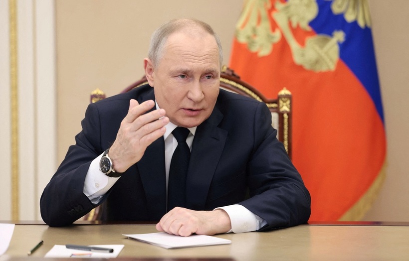 Tổng thống Nga Vladimir Putin. Ảnh: Reuters