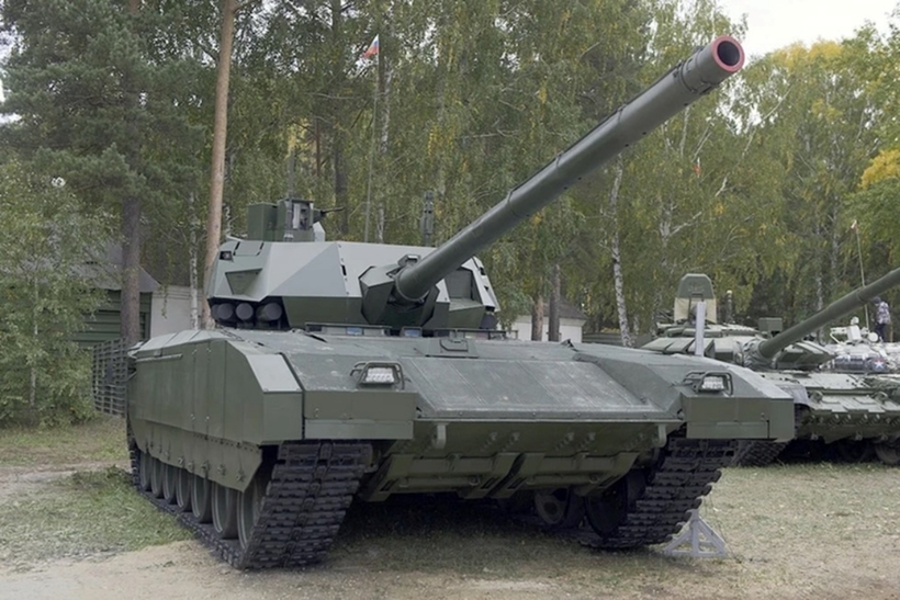 Theo đánh giá của các chuyên gia, việc hạ gục T-14 Armata sẽ rất khó khăn. Ảnh: BQP Nga