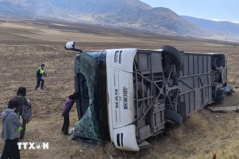 Lật xe buýt ở miền nam Bolivia khiến hàng chục người thương vong. Ảnh minh hoạ/TTXVN