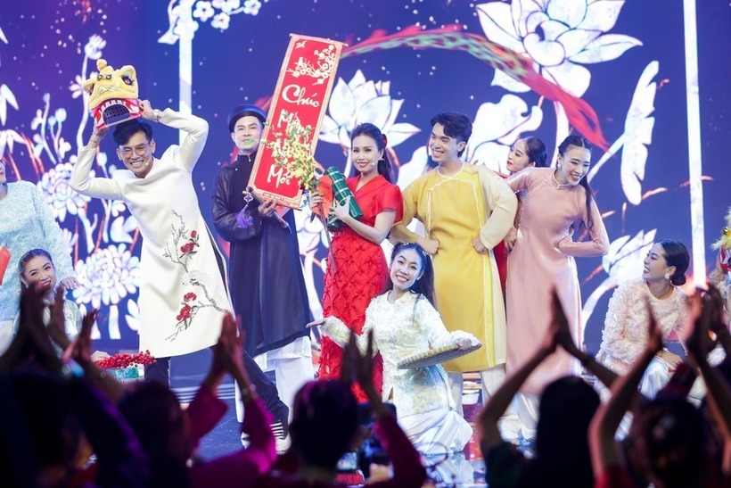 Tết HTV với sự tham gia của nhiều nghệ sĩ. Ảnh: Tạp chí tri thức