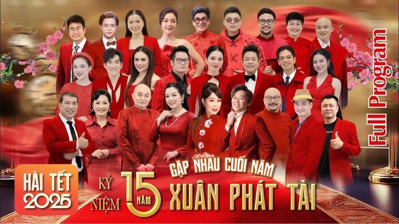 “Xuân Phát Tài” của Hoa Dương Entertaiment có sự tham gia của dàn văn nghệ sĩ nổi tiếng. (Ảnh: Lao động)