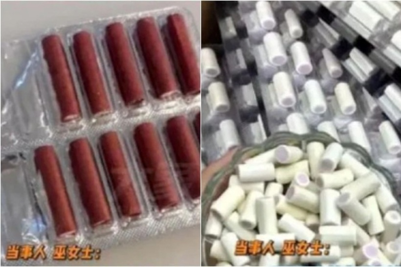 Hình dáng quả pháo trông giống món kẹo sữa khoai môn. Ảnh: MSN.