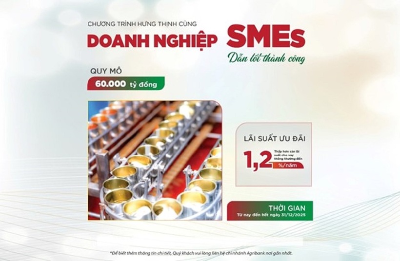 Chương trình Hưng thịnh cùng doanh nghiệp SMEs năm 2025