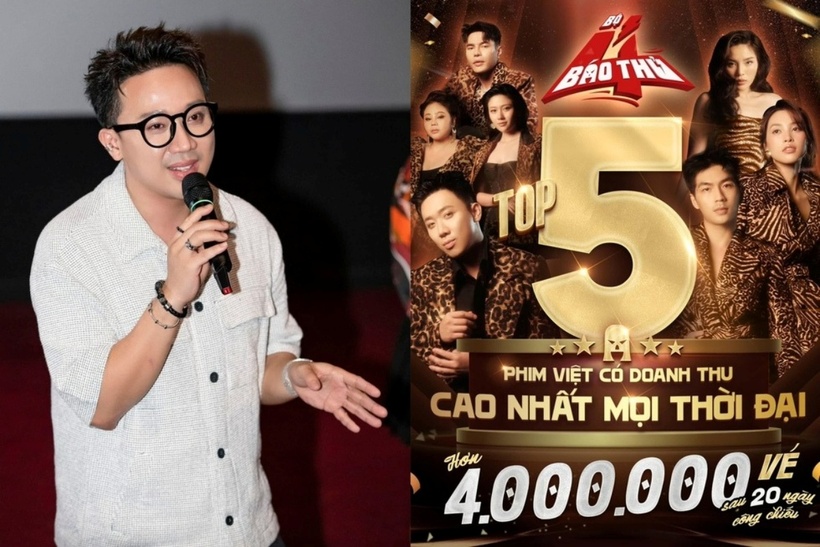 Bộ phim “Bộ tứ báo thủ” của Trấn Thành chinh phục cột mốc 4 triệu vé bán ra. Ảnh: Thanh Niên