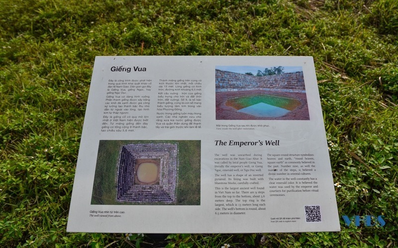 Al visitar el Pozo del Rey y el Altar Nam Giao, los guías turísticos explicarán detalladamente a los visitantes. Foto: VHDS