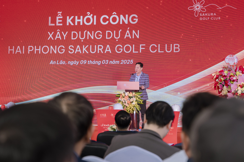 Ông Nguyễn Duy Kiên – Nhà sáng lập KITA Group khẳng định quyết tâm phát triển Hai Phòng Sakura Golf Club trở thành một dự án mang tầm vóc quốc tế.