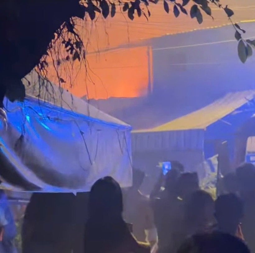 Thời điểm xảy ra vụ cháy, căn nhà phát ra nhiều tiếng nổ lớn. Ảnh: Người lao động