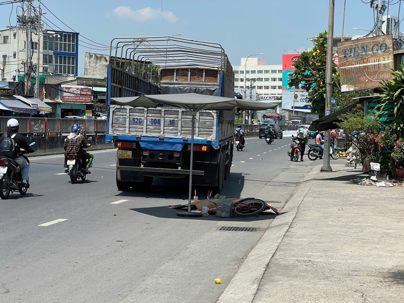 Hiện trường xảy ra vụ tai nạn. Ảnh: Báo Giao thông.