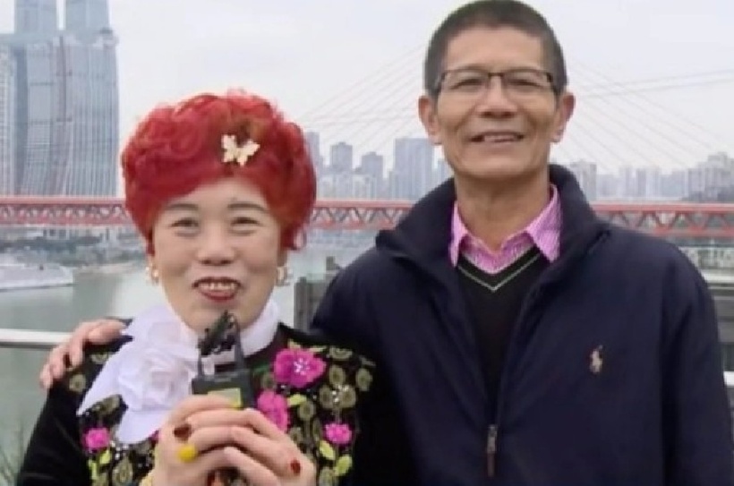 Góa phụ 67 tuổi tìm thấy "định mệnh" của mình qua chương trình mai mối. Ảnh: Douyin.