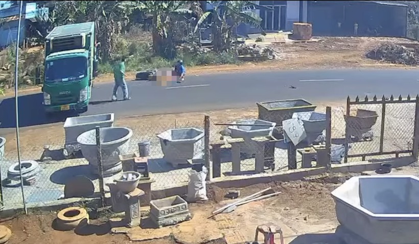 Hiện trường xảy ra vụ tai nạn. Ảnh: Báo Giao thông.