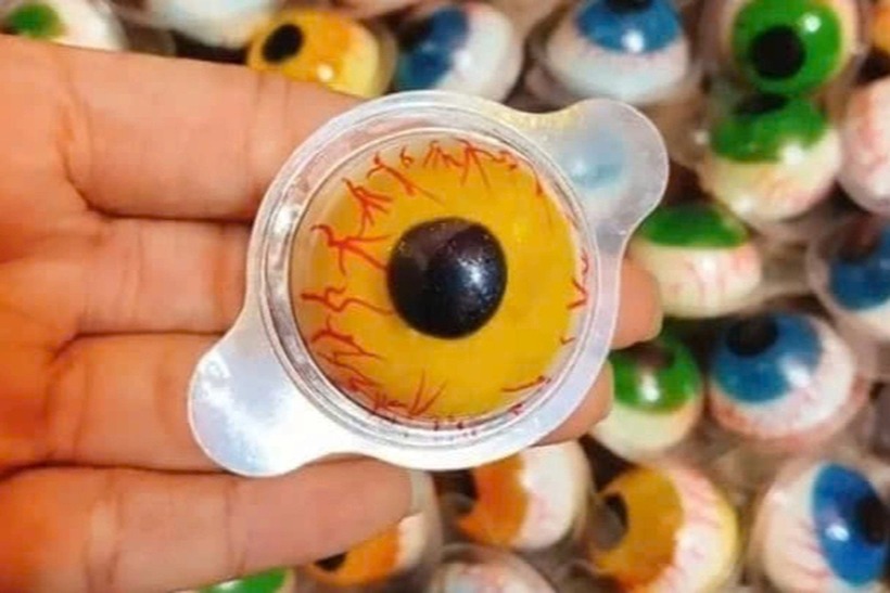 Kẹo hình con mắt. (Nguồn: Tuổi trẻ Thủ đô)