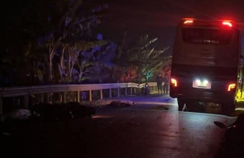 Hiện trường xảy ra vụ tai nạn. Ảnh: Vietnamnet.