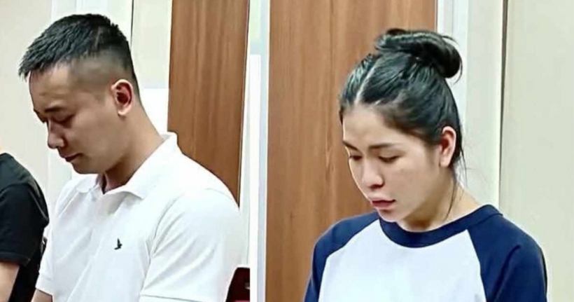 Phạm Quang Linh và Nguyễn Thị Thái Hằng.