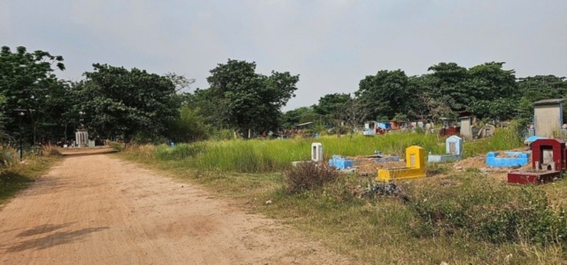 Khu vực xảy ra vụ án mạng. Ảnh: Người lao động