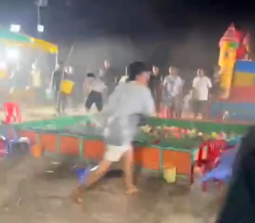 Khu vực xảy ra xô xát. Ảnh: Báo Long An