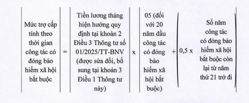 Bộ Nội vụ hướng dẫn cách tính hưởng chế độ với người nghỉ hưu trước tuổi từ 2-5 năm - 2