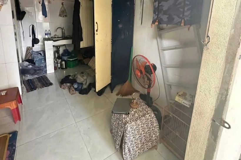 Hiện trường giả vụ trộm cắp tài sản. Ảnh: Dân trí