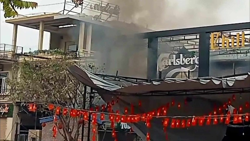 Vụ nổ lớn xảy ra tại quán Chill Beer Club.