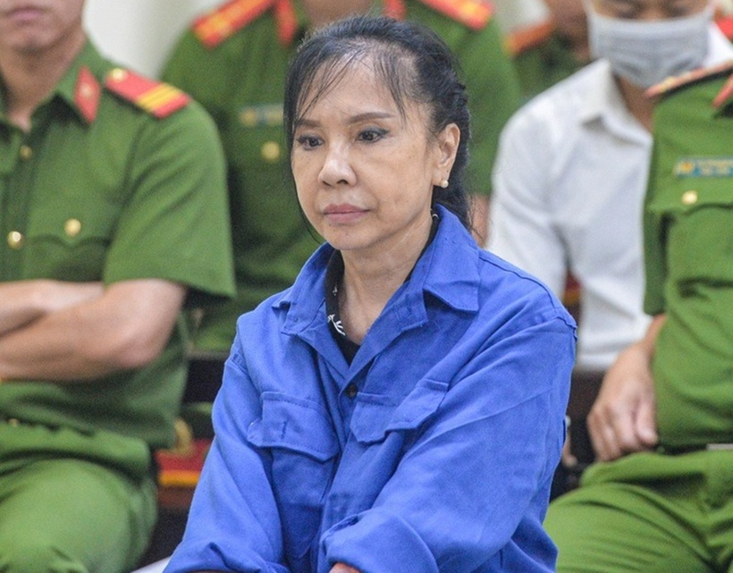 Bị cáo Nguyễn Ngọc Dung tại phiên tòa năm 2023. (Ảnh: Dân trí)