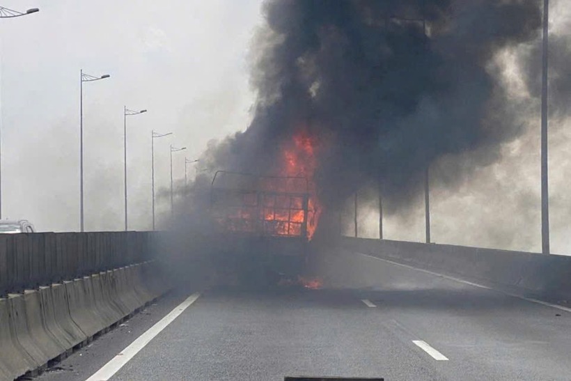 Hiện trường xảy ra vụ tai nạn. Ảnh: Vietnamnet.