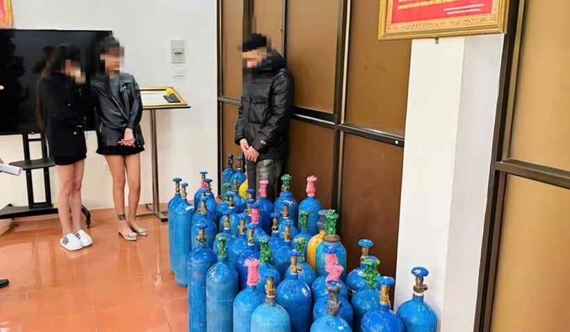 Tang vật thu giữ tại cơ quan Công an. Ảnh CALS