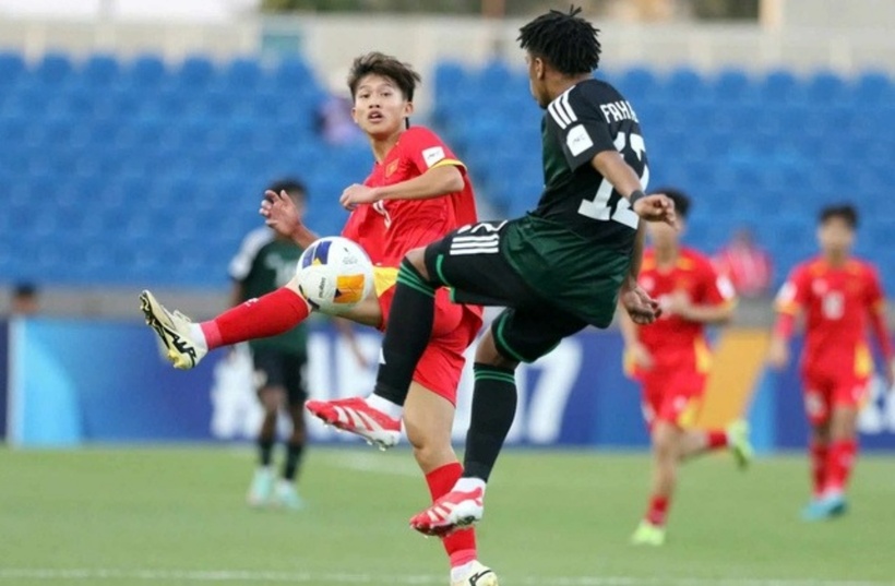 Đội U17 Việt Nam bỏ lỡ chiếc vé dự World Cup. Ảnh: &nbsp;VFF