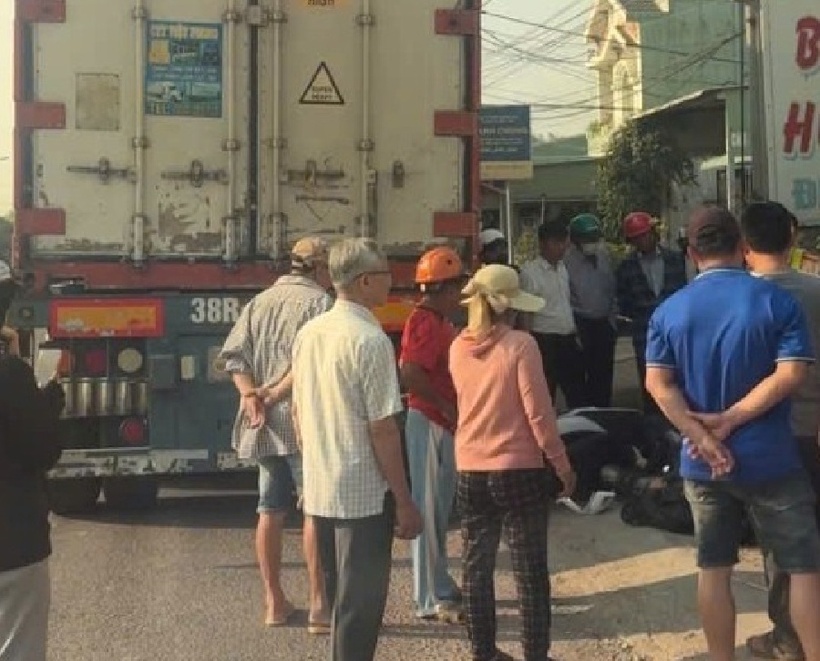 Hiện trường xảy ra vụ tai nạn. Ảnh: Báo Xây dựng.