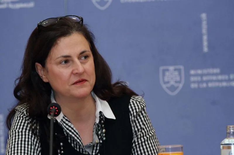 Đại sứ EU tại Ukraine, bà Katarina Mathernova. (Ảnh: Getty)