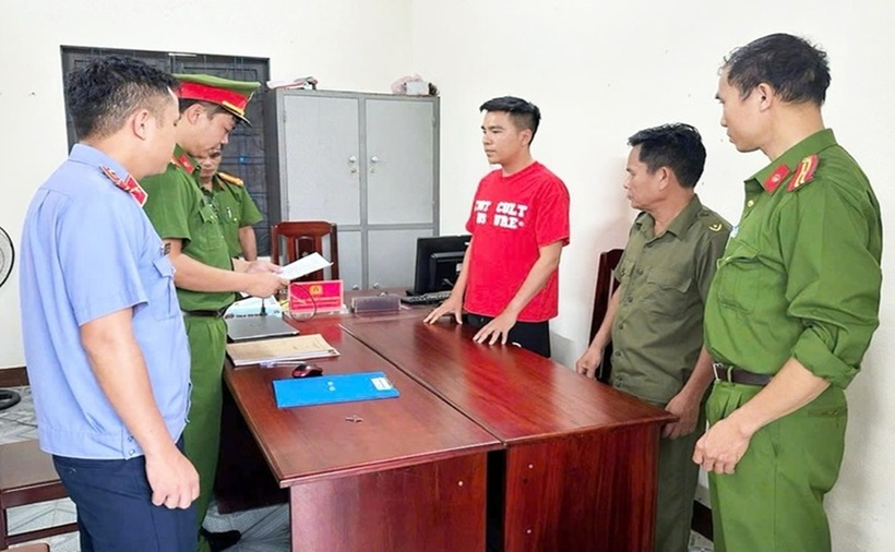 Mai Văn Dưỡng, tức TikToker Dưỡng Dướng Dường, bị khởi tố, bắt tạm giam. (Ảnh: Công an Quảng Nam)