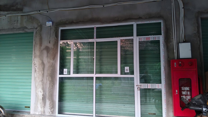 Cơ sở bán thực phẩm chức năng của bà Duy, nơi xảy ra vụ việc. (Ảnh: Thanh niên)